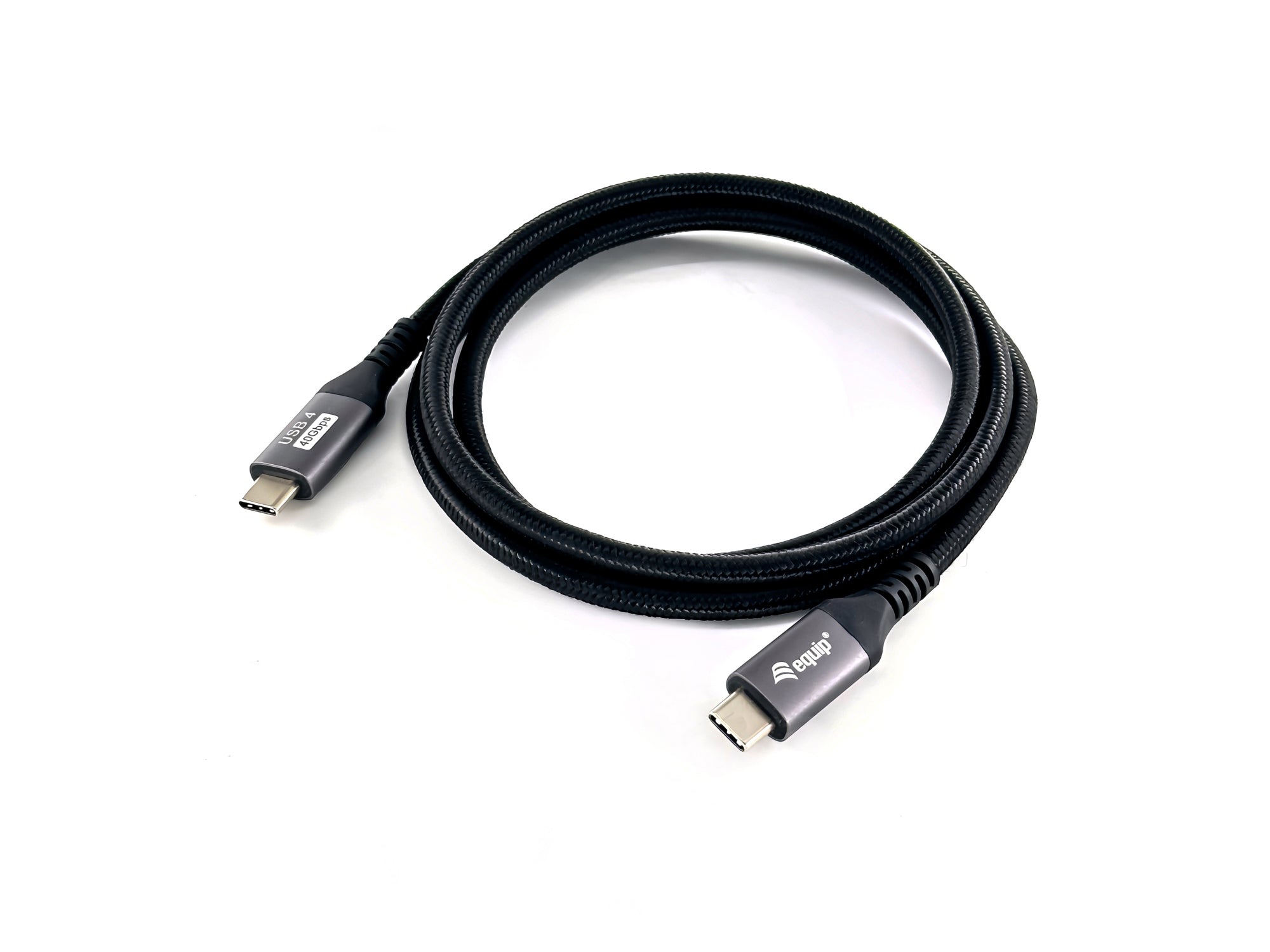 128381 Cable USB 4 Gen 3 C a C, M/M, 1,2m, PD3.1 240W, 8K/60Hz, 40Gbps, Negro