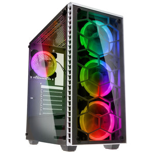 OBSERVATORY WHITE Midi Tower Negro, Blanco