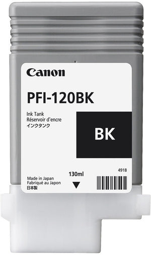 PFI-120BK cartucho de tinta 1 pieza(s) Original Negro