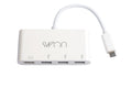 SCT502 base para portátil y replicador de puertos USB 3.2 Gen 1 (3.1 Gen 1) Type-C Blanco