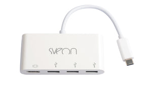 SCT502 base para portátil y replicador de puertos USB 3.2 Gen 1 (3.1 Gen 1) Type-C Blanco