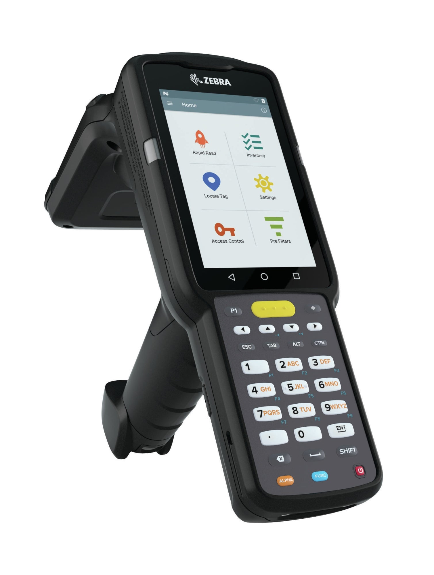 MC3330xR ordenador móvil de mano 10,2 cm (4") 800 x 480 Pixeles Pantalla táctil 680 g Negro