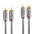 35345 cable de audio 1 m 2 x RCA Antracita