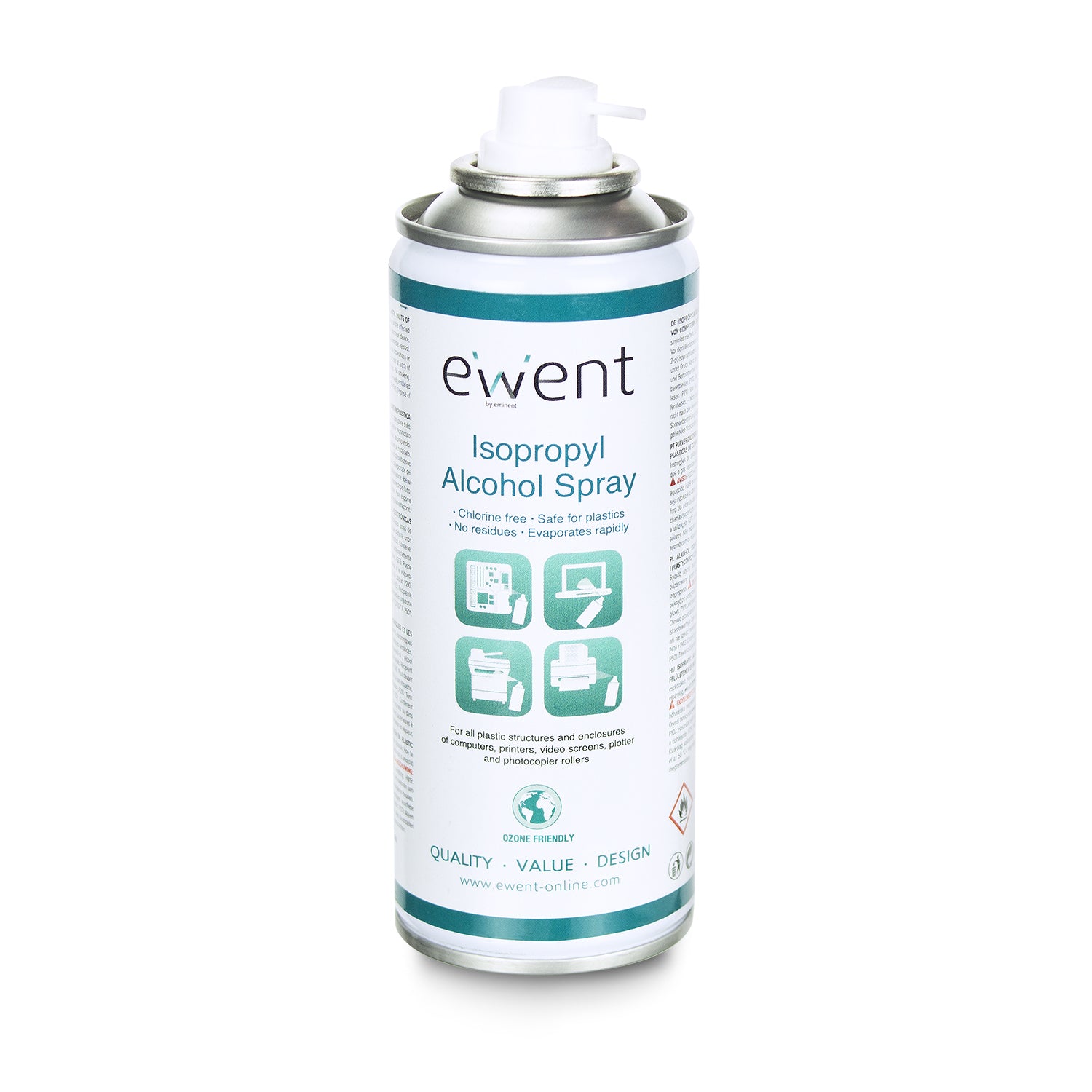 EW5613 kit de limpieza para computadora Impresora, Portátil, Escáner, PC Espray para limpieza de equipos 200 ml
