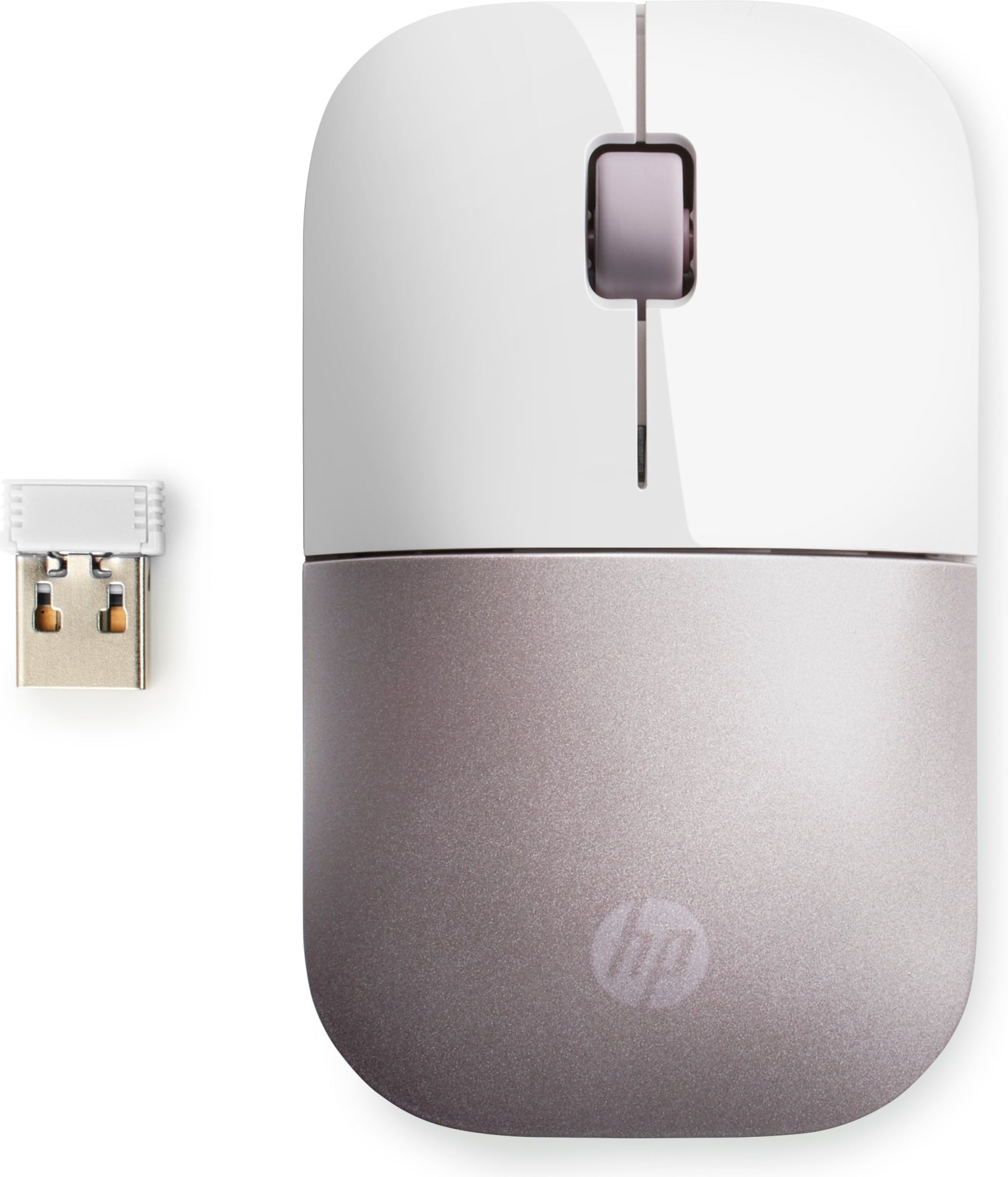 Ratón inalámbrico Z3700 (blanco/rosa)