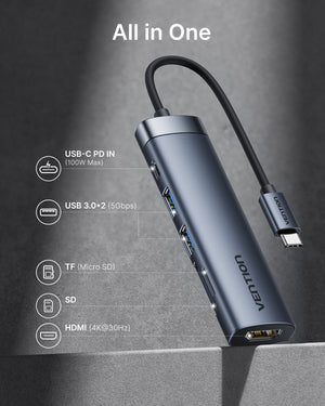 ADKB0 hub de interfaz Gris