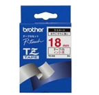 TZ-242 cinta para impresora de etiquetas Rojo sobre blanco