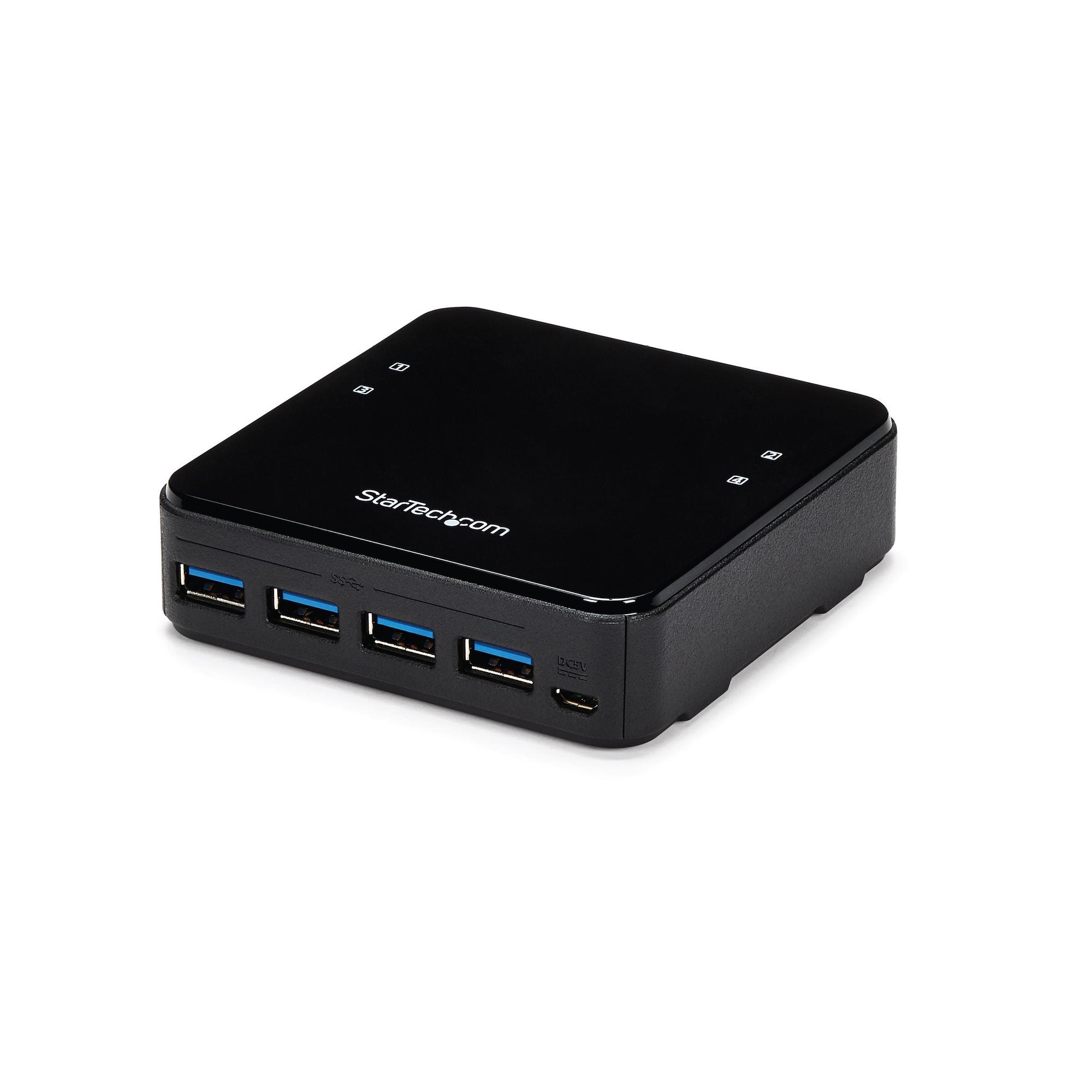 Switch Conmutador USB 3.0 (5Gbps) 4x4 para Compartir Dispositivos Periféricos
