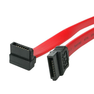 Cable de 60cm de Datos SATA en Ángulo Recto a la Derecha Acodado 7 Pines - 2x Serial ATA Macho