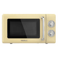 01708 microondas Beige, Acero inoxidable Microondas con grill Encimera 20 L 700 W