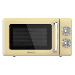 01708 microondas Beige, Acero inoxidable Microondas con grill Encimera 20 L 700 W