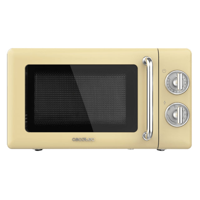 01708 microondas Beige, Acero inoxidable Microondas con grill Encimera 20 L 700 W