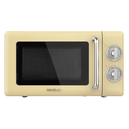 01708 microondas Beige, Acero inoxidable Microondas con grill Encimera 20 L 700 W