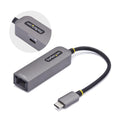 Adaptador de Red USB Tipo C a Ethernet - Adaptador de Red Externo USB-C a RJ45 2,5/1Gb - NBASE-T - USB 3.1 - Entrega de Alimentación PD 100W de Paso - Compatible con Thunderbolt - Win/Mac