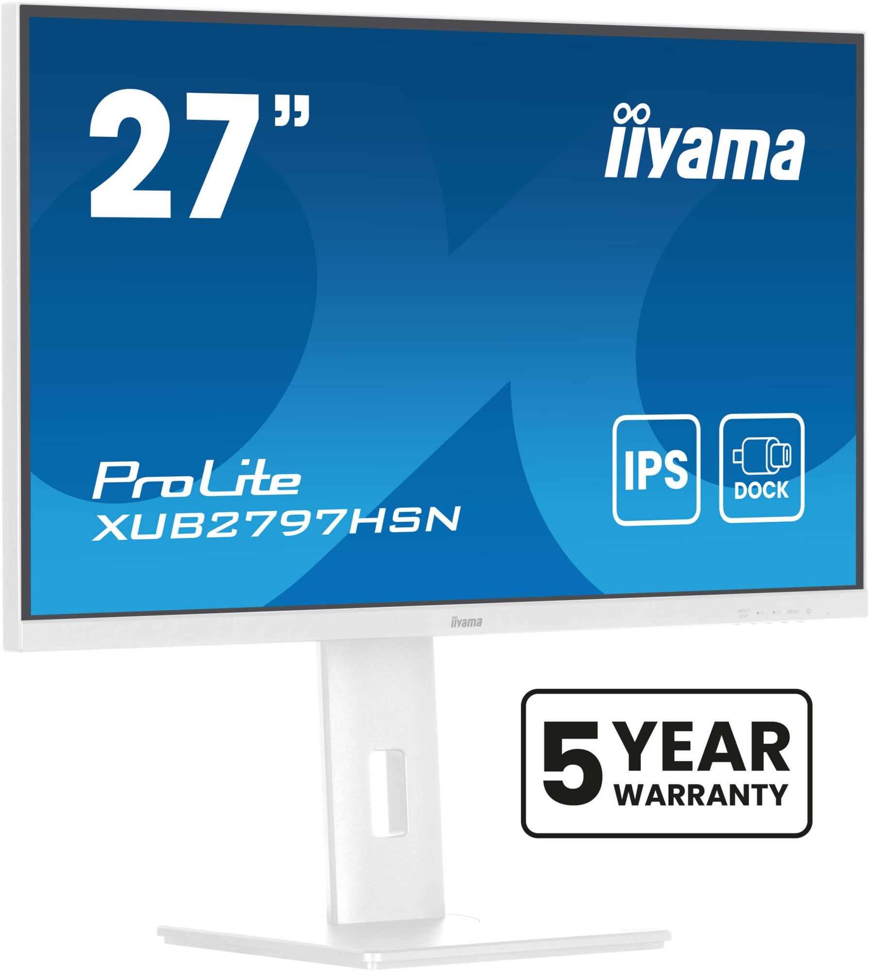 ProLite XUB2797HSN-W2 pantalla para PC 68,6 cm (27") 1920 x 1080 Pixeles Full HD LED Blanco