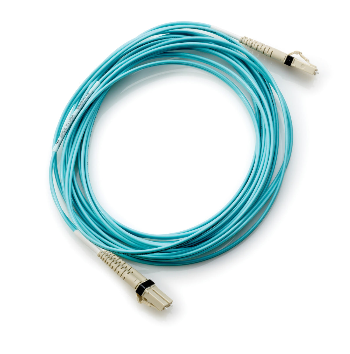 LC to LC Multi-mode OM3 2-Fiber 2.0m 1-Pack Fiber Optic Cable