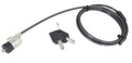 CRS11UF cable antirrobo Negro, Gris 1,5 m
