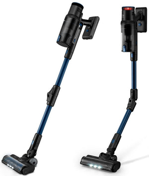 Inspire U7 Digital PRO Aspiradora escoba 2 en 1 Batería Secar Sin bolsa 0,6 L 500 W Negro, Azul 2 Ah