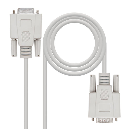 10.14.0203 cable de serie Beige 3 m DB9