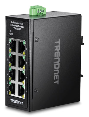 TI-ELC80 switch No administrado Fast Ethernet (10/100) Negro