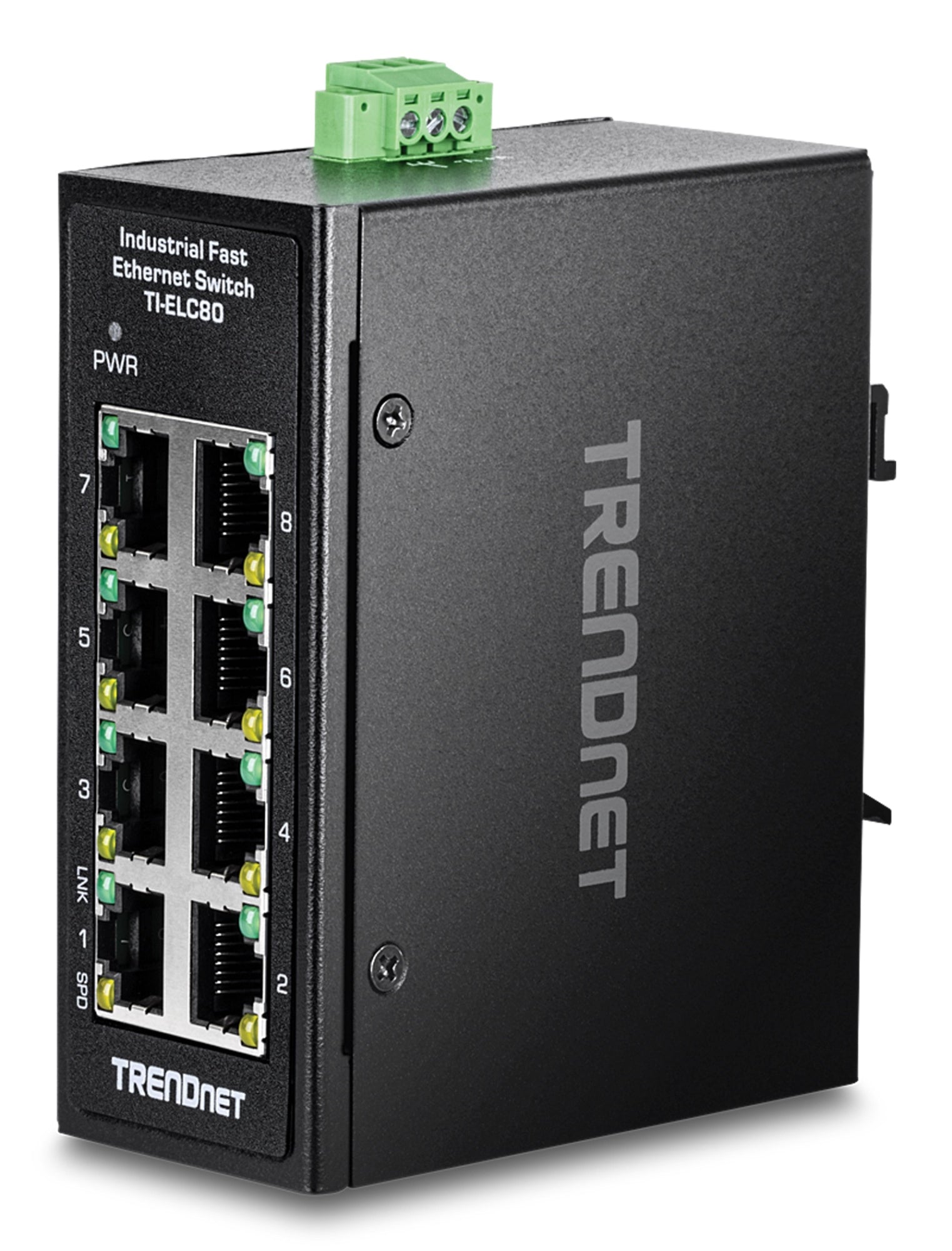 TI-ELC80 switch No administrado Fast Ethernet (10/100) Negro