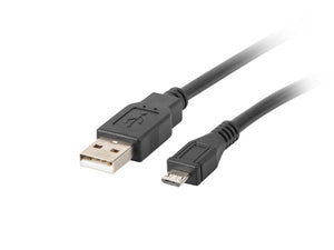 CA-USBM-10CC-0010-BK cable USB USB 2.0 1 m Micro-USB B USB A Negro