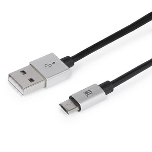 Premium MTPMUS241 cable USB 1 m USB 2.0 USB A Micro-USB B Plata