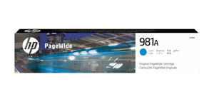 Cartucho original PageWide 981A cian