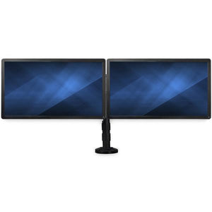 Brazo para Escritorio de Dos Monitores - con Barra Horizontal - Soporte de Mordaza/Ojal para Escritorio