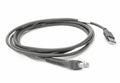 CBA-U21-S07ZBR cable de serie Negro 2,1 m USB EAS