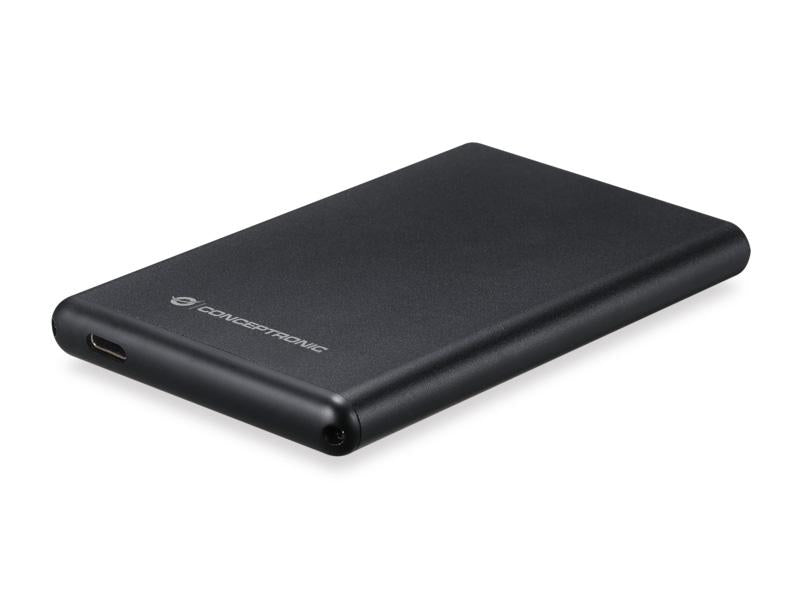 HDE02B caja para disco duro externo Caja de disco duro (HDD) Negro 2.5"