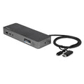 Docking Station Universal para Portátil - Replicador de Puertos Híbrido USB-C/-A - 2x HDMI y DP 4K - PD 60W - Mac / Windows / Chrome OS - Hub de 4 Puertos USB 5Gbps - Ethernet
