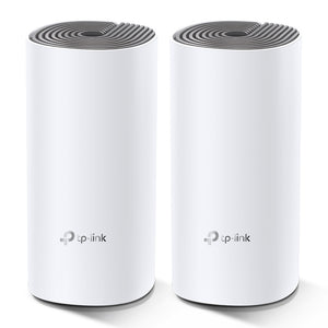 Deco E4 (2-pack) Doble banda (2,4 GHz / 5 GHz) Wi-Fi 5 (802.11ac) Blanco, Gris Interno