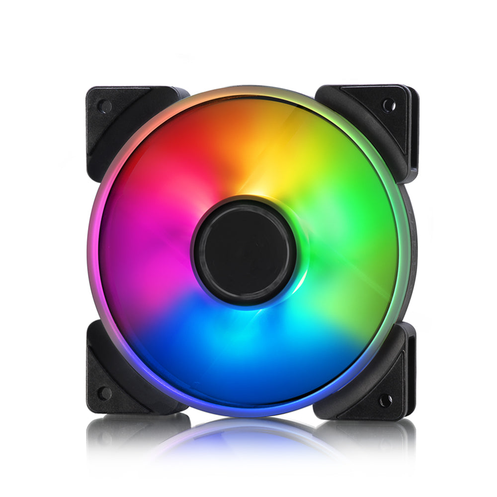 Prisma AL-12 PWM Carcasa del ordenador Ventilador 12 cm Negro, Blanco 1 pieza(s)