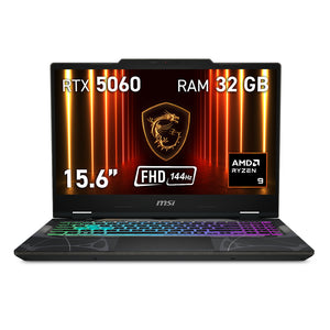 Cyborg A15 AI B2HWFKG-072XES AMD Ryzen 9 270 Portátil 39,6 cm (15.6") Full HD 32 GB DDR5-SDRAM 1 TB SSD NVIDIA GeForce RTX 5060 Wi-Fi 6E (802.11ax) FreeDOS Negro