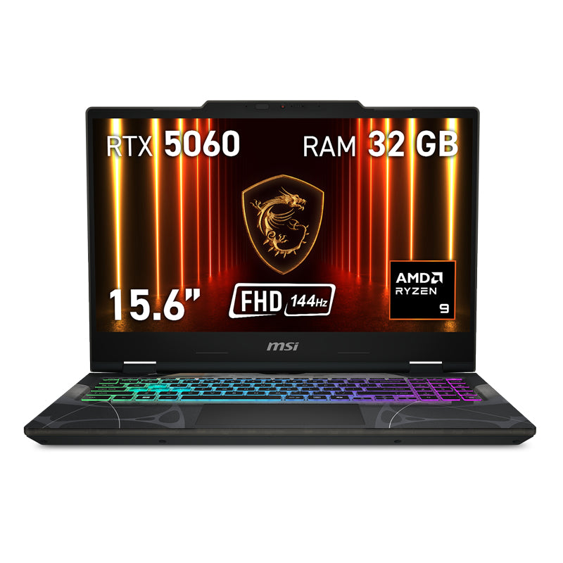 Cyborg A15 AI B2HWFKG-072XES AMD Ryzen 9 270 Portátil 39,6 cm (15.6") Full HD 32 GB DDR5-SDRAM 1 TB SSD NVIDIA GeForce RTX 5060 Wi-Fi 6E (802.11ax) FreeDOS Negro