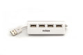 HUB sobremesa de aluminio con 4 puertos USB 2.0