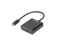 AD-UC-HD-01 Adaptador gráfico USB 1920 x 1200 Pixeles Negro