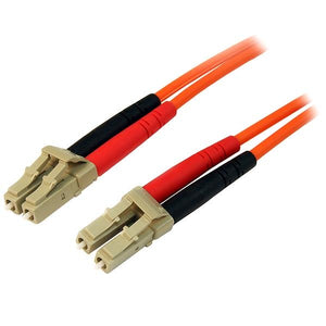 Cable Patch de Fibra Duplex Multimodo 50/125 30m LC - LC