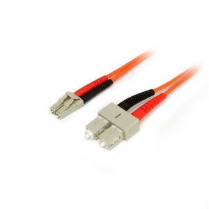 Cable Patch de Fibra Duplex Multimodo 50/125 2m LC - SC