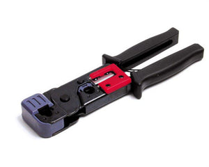 Herramienta Crimpadora de Cableado con Pelacables - Herramienta para Crimpar Cables RJ45 de Red Ethernet y RJ11 de Teléfono