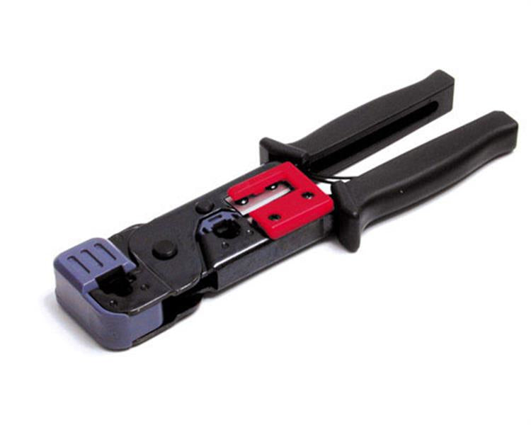 Herramienta Crimpadora de Cableado con Pelacables - Herramienta para Crimpar Cables RJ45 de Red Ethernet y RJ11 de Teléfono
