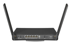 hAP ac³ router inalámbrico Gigabit Ethernet Doble banda (2,4 GHz / 5 GHz) Negro