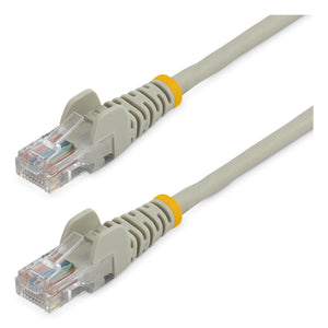 Cable de Red Ethernet 15m UTP Patch Snagless Sin Enganches Cat5e Cat 5e RJ45 - Gris