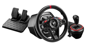 T128 Shifter Pack Negro USB Volante + pedales + palanca de cambios Analógico/Digital PC, Xbox One, Xbox One S, Xbox One X, Xbox Series S, Xbox Series X