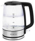 WK-130126 tetera eléctrica 1,7 L 2200 W Negro, Transparente