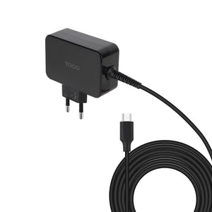 Cargador de portátil GAN USB-C PD 45W, Negro