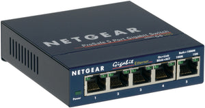 GS105 No administrado Gigabit Ethernet (10/100/1000) Azul
