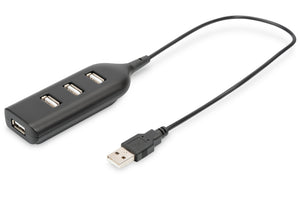 Concentrador USB 2.0, 4 puertos