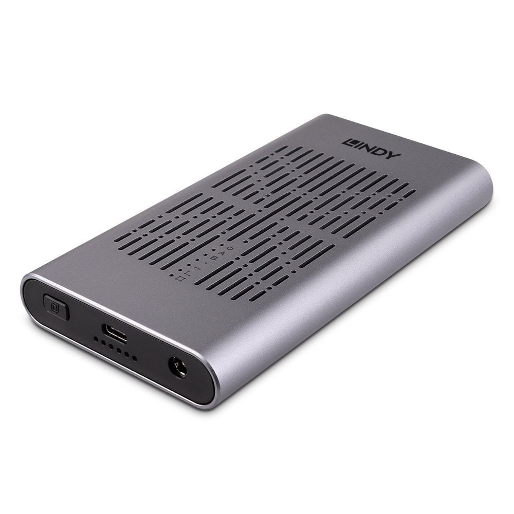 43382 caja para disco duro externo Caja externa para unidad de estado sólido (SSD) Plata M.2